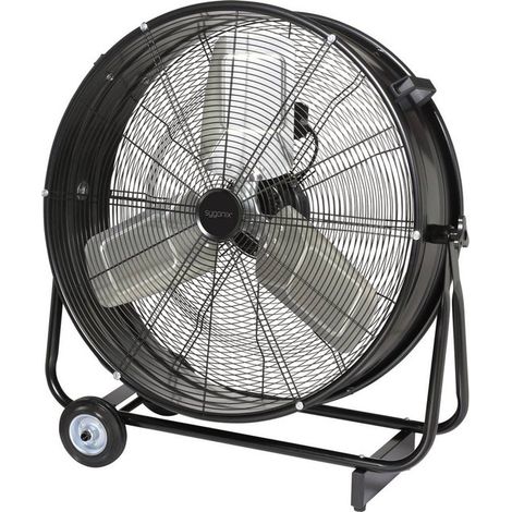 [NEUWERTIG] B-Ware Sygonix Fahrbarer Trommelventi Standventilator Lüfter Industrieventilator
