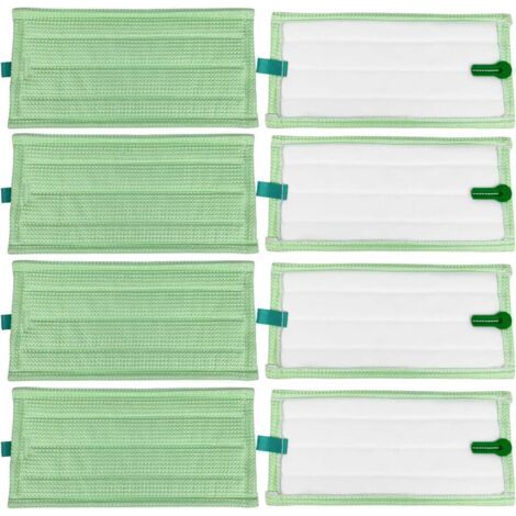 8er-Pack Ersatz-Mikrofasertücher für Vorwerk Kobold SP600 SP600S SP7 SPB100 Staubsauger