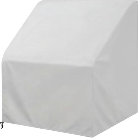 Housse de siège de bateau en tissu Oxford imperméable pour ponton, siège arrière et poteau penché, résistante aux UV et à la poussière, avec cordon de serrage, gris (1/5)