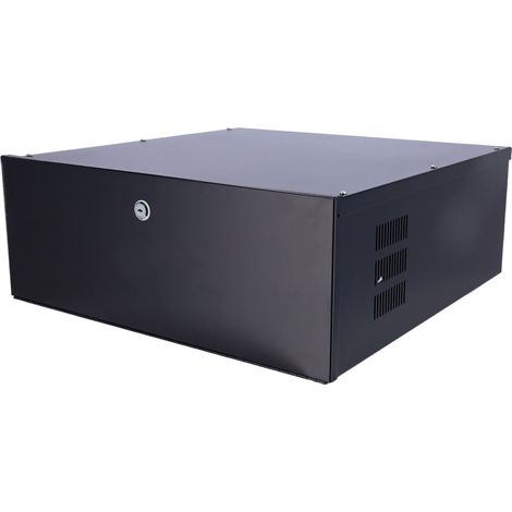 Boîtier métallique 2u fermé pour Dvr Lockbox-2u (1/3)