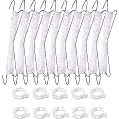 Set mit 10 Greenhoe-Tomatenstützhaken mit Draht, Clips für Gurken und Kirschtomaten (1/5)