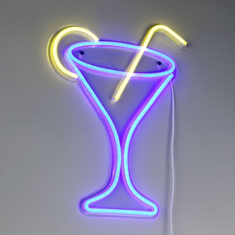 APPLIQUE LED CHEERS 5W H43CM COCKTAIL (1/4)
