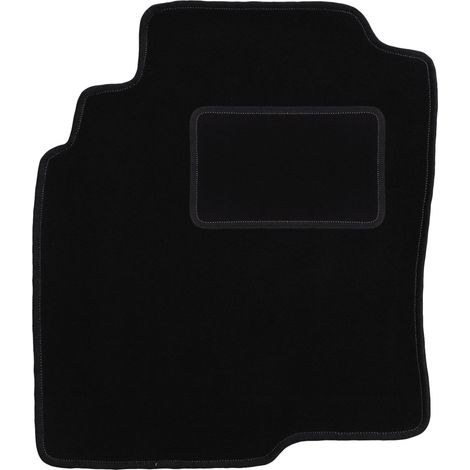 Fahrermatte aus Velours für: Nissan Almera Tino Minivan (2000–2006), schwarz