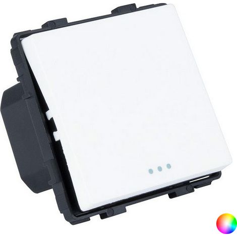 Interruptor Simple de Cruzamiento Modern Negro