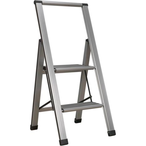Apsl2 Aluminium pliant professionnel Escabeau Escabeau 2 Capacité de 150 kg (1/4)