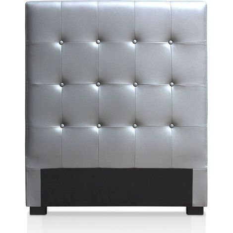 Tête de lit Luxor 90cm Argent