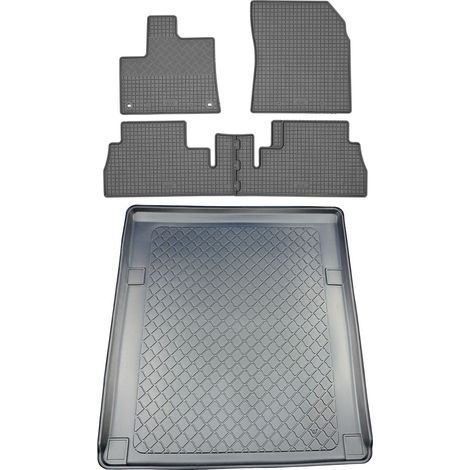Citroen Berlingo III XL Kastenwagen (5-Türer) ab 06.2018 SET - Gummifußmatten + Kofferraummatte