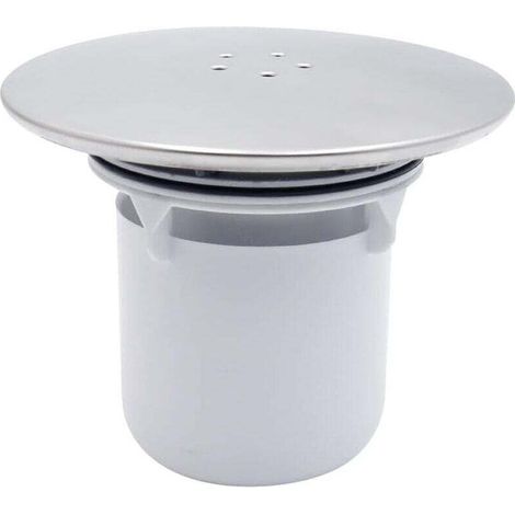 Tappo di scarico per doccia 90/115 mm – Coperchio sifone cromato – Installazione semplice – Materiali: metallo e plastica (1/4)