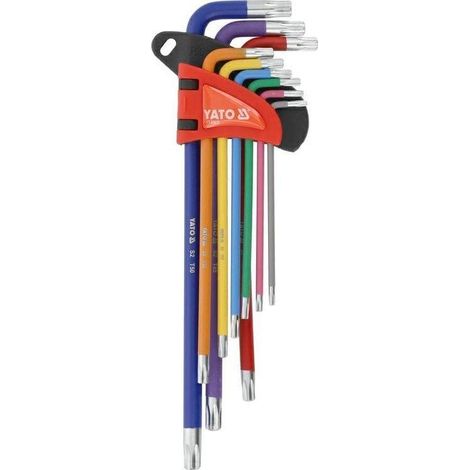 Chiave Torx sourcing YT-05636 grigio acciaio S2 satinato