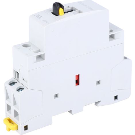 2P20A Haushalts-Wechselstromschütz mit manueller Steuerfunktion für elektrische Gebäudeanlagen 230V (2NC) (1/5)