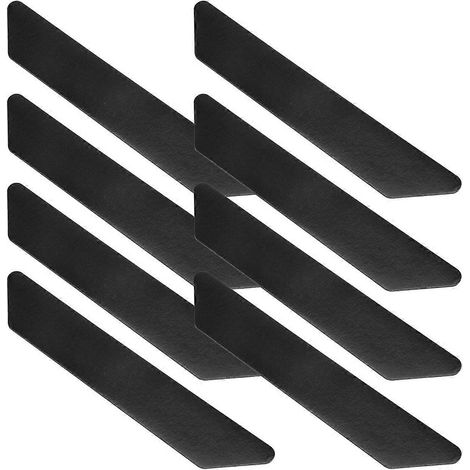 Lot de 8 bandes antidérapantes pour tapis, idéales pour les sols en bois dur. (1/5)