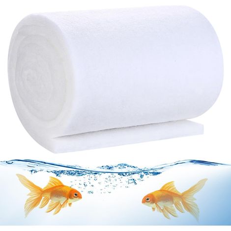 Eponge Filtrante pour Aquarium, 20cm x1 m Tampon Filtrant pour Aquarium  Mousse Filtrante Épaisse,Filtration Efficace, Découpable Ouate de Filtration,Ouates Filtrantes pour Aquariums,Bassins,Filtres (1/5)