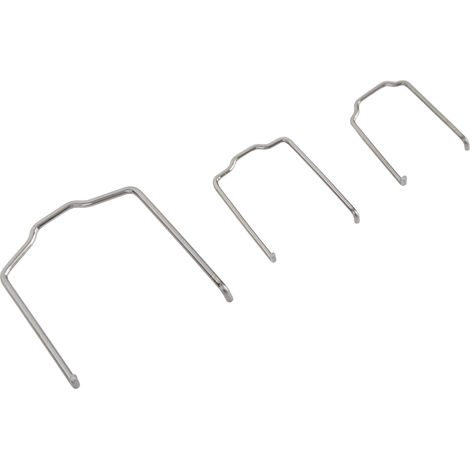 Lot de 3 clips de fixation pour durite de radiateur 154 23, robustes et fiables, pour durite d'intercooler BMW E39, E38, E60, E90, 745Li, X5, E46, 325i et 328i. (1/5)