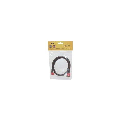 Cable HDMI de alta velocidad con Ethernet D HDMI A macho HDMI A macho acodado 4K 5m (1/2)