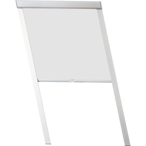 Store occultant Thermique pour fenêtre de Toit,Gris,100% occultant,Rails latéraux argentés,Compatible avec Les systèmes de fenêtre de Toit GGL, GPU, GTU, GXU, GHU (97,3 x 116 cm, S08) (1/5)