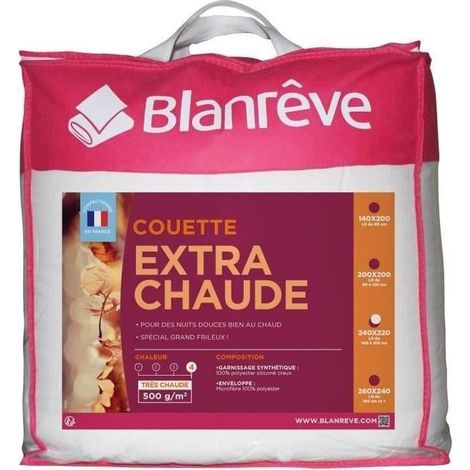 BLANREVE Extra Warm Microfiber Duvet - 220 x 240 cm - White (1/3)