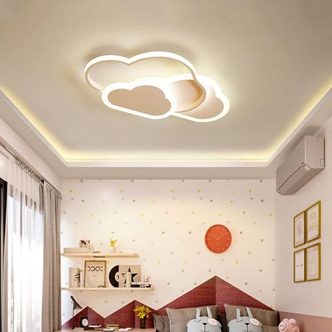 Kreative Wolken LED Deckenleuchte, Kinder Deckenleuchte Dimmbarer 3000-7500K Kinderzimmerlampe für Kinderzimmer, Babyzimmer, Mädchen, Jungen Schlafzimmer