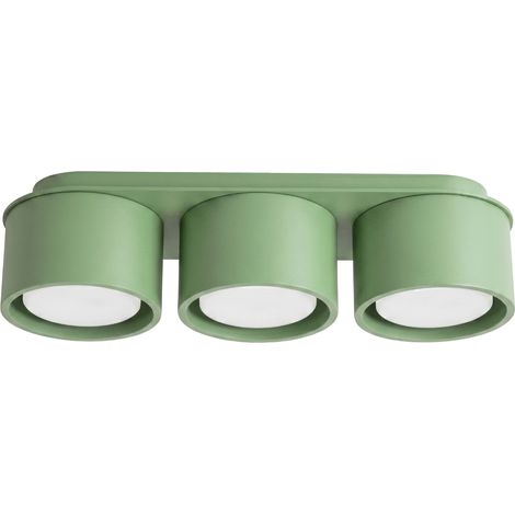 Deckenleuchten MODO Salbei 3xGx53 32.4cm Aluminium Sollux (1/5)