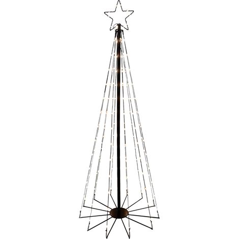 TrendLine LED Tannenbaum warmweiß mit Timer & 8 Funktionen 150 cm 167 LED