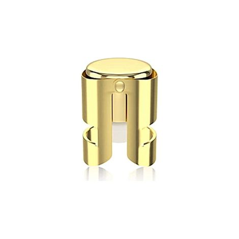 Bouchon doré pour champagne, design français, couleur or, pour bouteilles de Cava, Prosecco et Spalli (1/5)