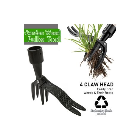 Lot de 6 arrache‑herbes à main – Désherbeur vertical à levier – Extirpe les racines des mauvaises herbes sans se baisser (1/5)