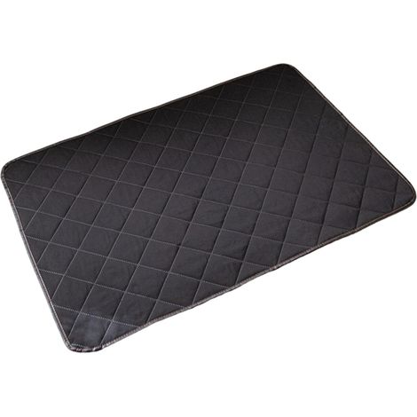 Lit pour Chien Anti-Mastication 27x39 Pouces Indestructible, antidérapant, imperméable, Lavable et réutilisable pour Cage, intérieur et extérieur, Lit Anti-Mastication Indestructible.