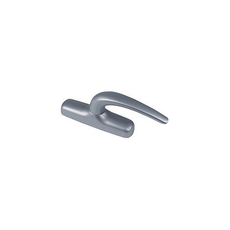 Crémone double fourche Nefer midi FAPIM - gris 9006 - 0787BI-G5