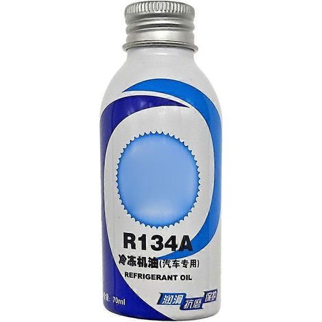 Recharge d'huile R134A pour systèmes de climatisation automobile, compresseur de réfrigération (1/5)