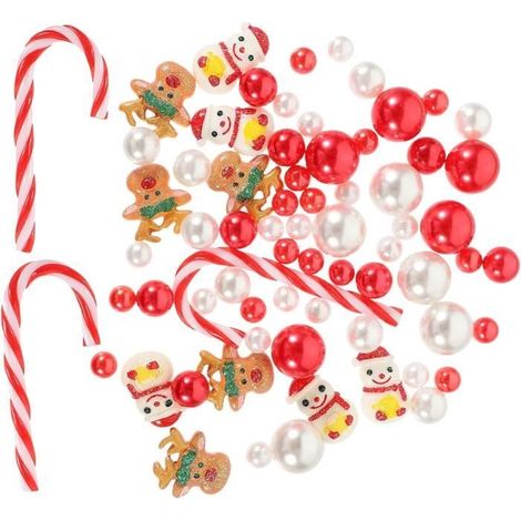 Remplissage de Vase - Noël - Perles Flottantes - Bonhomme de Neige - Acrylique - Couleurs Vibrantes (1/4)