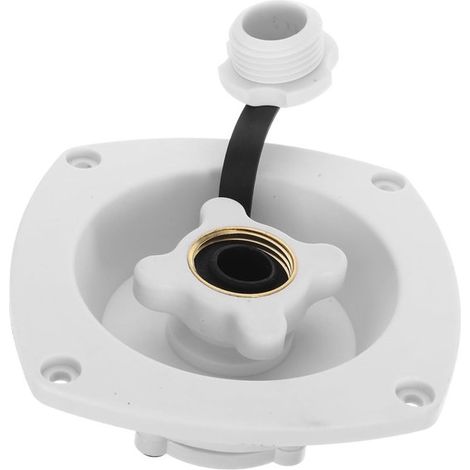 Tapón de llenado de agua para autocaravanas y embarcaciones. Entrada de agua de repuesto con válvula antirretorno. Accesorio de modificación dura (1/5)