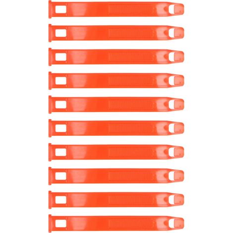 10 Pieces Cow Pedometer Leg Bands, Plastic Livestock Leg Rings for Farm Pedometer Monitoring with Smooth Material, Suitable for (1/5)