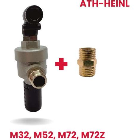 Ricambio ATH-Heinl: Valvola di sicurezza per stallonatore a sgancio rapido per impieghi gravosi + connettore (tipo J) M32, M52, M72, M72Z (1/5)
