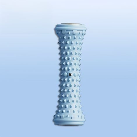 1pc Masseur de pieds avec contrôle de vitesse - Rouleau de massage des tissus profonds, fermeté moyenne, fonctionnement manuel, construction en plastique résistant (1/5)
