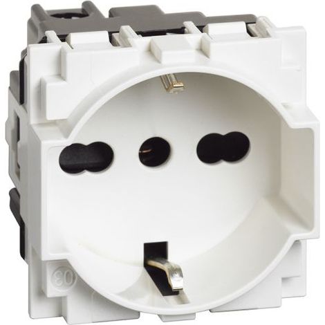 BTicino Living NOW Presa bianca 2P+T 10/16A 250Vac Unel Schuko - KW4140A16