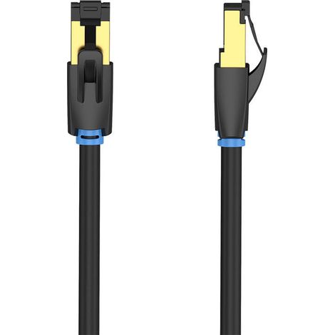 CAT8 SFTP Vention IKABF RJ45 Ethernet-Netzwerkkabel 40 Gbit/s 1 m Schwarz