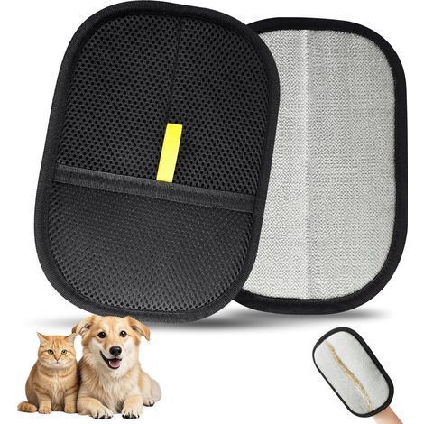 Épilateur pour Animaux de Compagnie, Gants électrostatiques d'épilation pour Animaux de Compagnie, Épilateur de canapé réutilisable pour Chats et Chiens, Meubles, Tapis, Rideaux 1Pcs (1/5)