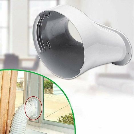 YMYNY Fensteradapter-Schlauchverbinder für Auspuffrohr-Kit (1/4)