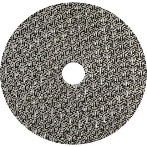 Feuille de papier abrasif diamant galvanisé, grain 200, 100 mm, dos auto-agrippant pour métal, verre, porcelaine, céramique, polissage et coupe à la main (1 pièce) (1/5)