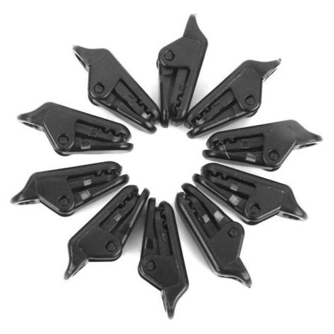 Zelt Snaps Markise Wind Seil Klemme Super Grip Plane Clips Instant Clip Markisen Zelt Spann Clip für Outdoor-active 10 Stück (1/5)
