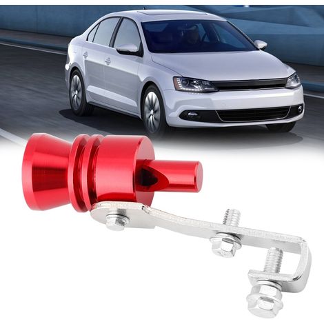 Sifflet Turbo Universel pour Pot d'Échappement Voiture, SUV, ATV - Accessoire Auto Rouge (1/5)
