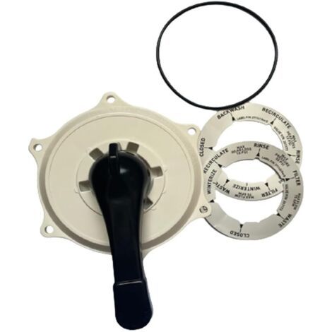 Applicable Plastique Blanc Multi Port Valve Remplacement Pour Piscine/Spa Systèmes Supérieur/Side Mount Pour 270068, Pour 270067, Comprend 1 Valve (270067 2") (1/5)