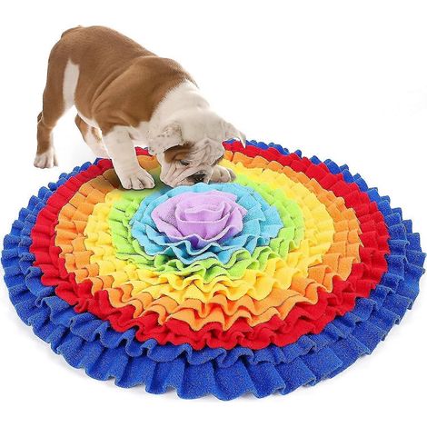 Tapis d'exercice pour chien Gc Dog Drill Mat, jeux d'intelligence canine, jouet interactif pour chien pour Halloween, coussin lavable en machine pour chiots de taille moyenne à grande (1/4)