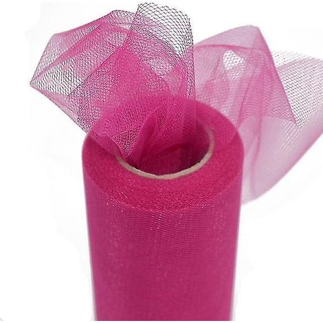 Rouleau de tulle en tissu, bobine de tissu, tutu, fête, baby shower, anniversaire, châle, mariage - COULEUR 16 (1/4)