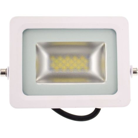 Faro Led Esterno 10W Luce Fredda 1000Lm Faretto Ultra Slim Bianco Impermeabile (1/5)