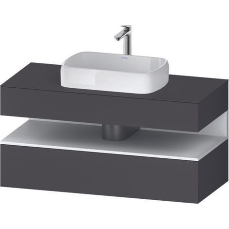 Duravit Collection One Konsolenwaschtischunterbau, 1 Auszug, 1 (1/2)