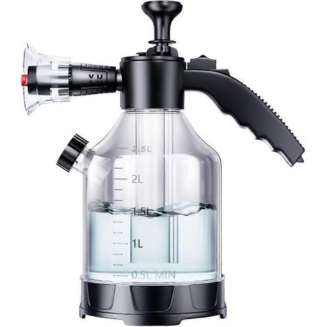 Hand pompe mousse pulvérisateur avec 2 type de buse Hand Pneumatic canon à mousse neige mousse lavage auto pulvérisateur (1/5)