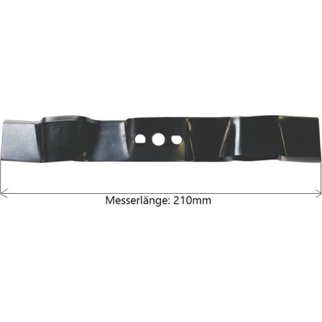 Ersatzmesser 210mm zu Akku Rasenmäher, Benzin Rasenmäher und Rasenmäher aus Hobbymärkten uvm. (1/3)