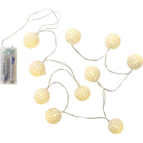 Mömax Lichterkette Renata I Weiß max. 0,6 Watt