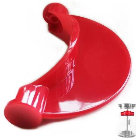 Sollbry Conteneur à poussière Rouge amélioré Pièces de Rechange pour Dyson V10 V11 V12 V15 Outsize Absolute Aspirateur Bouton de Commutation d'ouverture de la Poubelle amélioré (1/5)