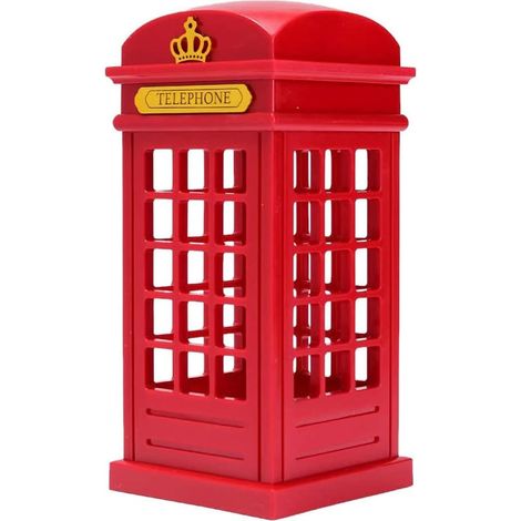 Lampe de chevet, style Vintage London Vintage USB Load Cabin (avec batterie), capteur tactile dimmable (1/5)